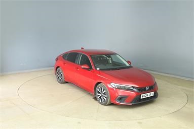 HONDA CIVIC 2.0 eHEV Elegance 5dr CVT Petrol/Hybrid - RED - WK24JFJ - 5 Door Hatchback