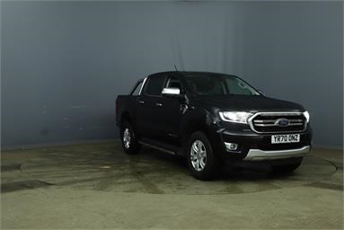FORD RANGER DIESEL Pick Up Double Cab Limited 1 2.0 EcoBlue 170 Auto LWB Steel Body Double Cab Diesel - BLACK - YR70ONZ - 4 Door Pick Up Body