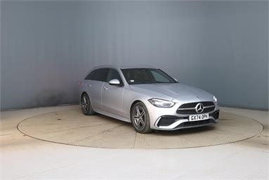 MERCEDES-BENZ C CLASS C200 AMG Line 5dr 9G-Tronic Petrol - Silver - GX74OPH - 5 Door Estate