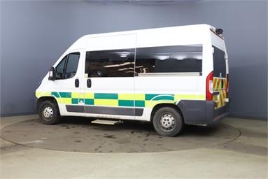 PEUGEOT BOXER 335 L2 DIESEL 2.2 HDi H2 Van 130ps Diesel - WHITE - YJ16GSO - 5 Door Ambulance Non Emergency (Second Line / Patient)
