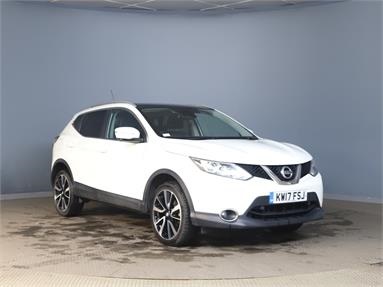 NISSAN QASHQAI 1.5 dCi Tekna [Non-Panoramic] 5dr Diesel - WHITE - KW17FSJ - 5 Door Hatchback