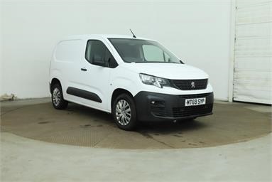 PEUGEOT PARTNER STANDARD DIESEL 1000 1.5 BlueHDi 100 Professional Van Diesel - WHITE - MT69SYP - 5 Door Panel Van