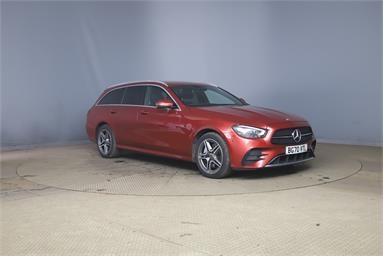 MERCEDES-BENZ E CLASS E300de AMG Line 5dr 9G-Tronic Diesel PHEV - RED - BG70VTL - 5 Door Estate