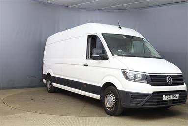 VOLKSWAGEN CRAFTER CR35 LWB DIESEL FWD 2.0 TDI 140PS Startline Business High Roof Van Diesel - WHITE - FG71OHE - 5 Door Fridge Panel Van