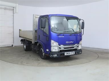 ISUZU N35.120T GRAFTER SWB DIESEL Tipper Diesel - WHITE - KM68OTW - 2 Door Tipper Body