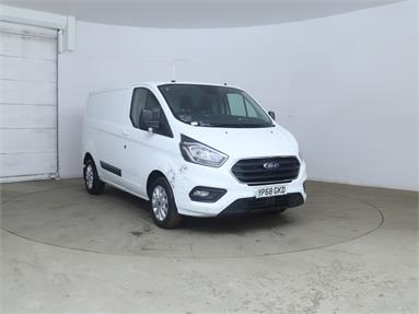 FORD TRANSIT CUSTOM 280 L1 DIESEL FWD 2.0 EcoBlue 130ps Low Roof Limited Van Diesel - WHITE - YP68GKD - 5 Door Panel Van