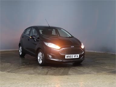 FORD FIESTA 1.25 82 Zetec 5dr Petrol - BLACK - WN65VFA - 5 Door Hatchback