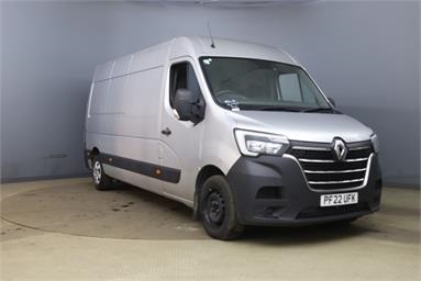 RENAULT MASTER LWB DIESEL FWD LM35 ENERGY dCi 150 Business+ Medium Roof Van Med Roof Diesel - GREY - PF22UFK - 5 Door Panel Van