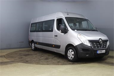 RENAULT MASTER LWB DIESEL FWD LM35dCi 130 Business+ Medium Roof Van Diesel - GREY - OU68CJJ - 5 Door Panel Van