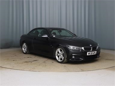 BMW 4 SERIES 420i M Sport 2dr Auto [Professional Media] Petrol - Black - HV20GPJ - 2 Door Convertible