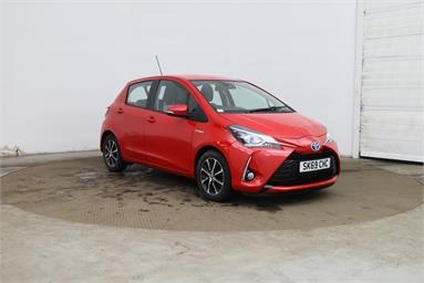 TOYOTA YARIS 1.5 Hybrid Icon Tech 5dr CVT Petrol/Hybrid - RED - SK69CHC - 5 Door Hatchback
