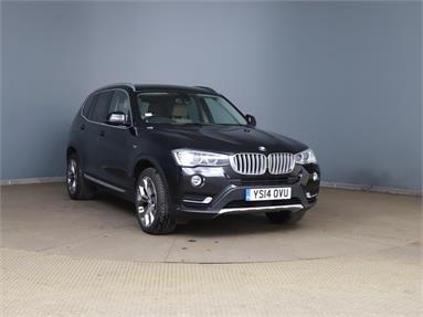 BMW X3 xDrive30d xLine 5dr Step Auto Diesel - BLACK - YS14OVU - 5 Door Estate