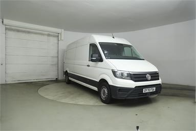 VOLKSWAGEN CRAFTER CR35 LWB DIESEL FWD 2.0 TDI 140PS Trendline High Roof Van Diesel - WHITE - DY70FSA - 5 Door Panel Van