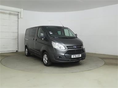 FORD TRANSIT CUSTOM 290 L1 DIESEL FWD 2.0 TDCi 130ps Low Roof D/Cab Limited Van Diesel - GREY - DT16UGO - 5 Door Window Van