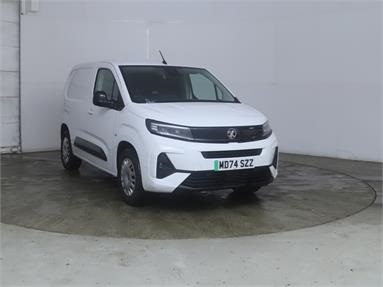 VAUXHALL COMBO CARGO ELECTRIC 100kW Pro 52kWh H1 Van Auto Electric - WHITE - MD74SZZ - 5 Door Panel Van