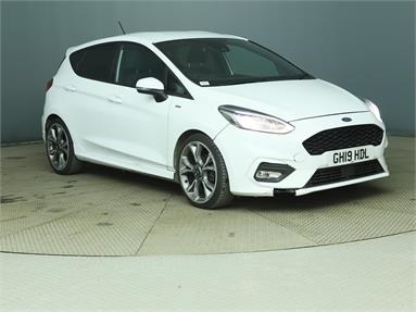 FORD FIESTA 1.0 EcoBoost 125 ST-Line 5dr Petrol - FROZEN WHITE - GH19HDL - 5 Door Hatchback