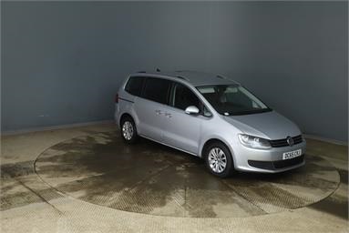 VOLKSWAGEN SHARAN 2.0 TDI CR BlueMotion Tech 150 SE Nav 5dr DSG Diesel - SILVER - DC65CVJ - 5 Door MPV