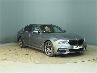 BMW 5 SERIES 530e M Sport 4dr Auto Petrol PHEV - Blue - WD18VZB - 4 Door Saloon