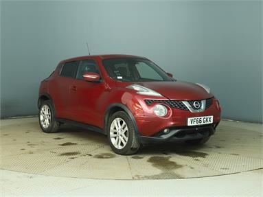 NISSAN JUKE 1.5 dCi N-Connecta 5dr Diesel - Red - VF66GKX - 5 Door Hatchback
