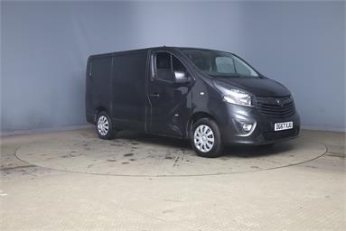 VAUXHALL VIVARO L1 DIESEL 2700 1.6CDTI 120PS Sportive H1 Van Diesel - BLACK - DG67XJU - 5 Door Panel Van