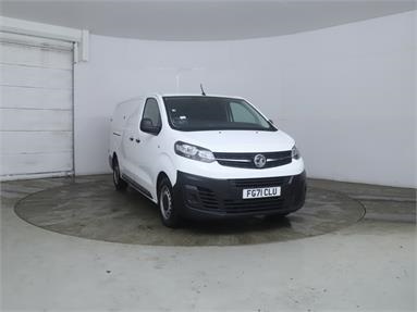 VAUXHALL VIVARO L2 DIESEL 3100 2.0d 120PS Edition H1 Van Diesel - WHITE - FG71CLU - 6 Door Panel Van