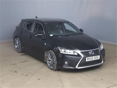 LEXUS CT 200h 1.8 F-Sport 5dr CVT Auto Petrol/Hybrid - Black - RK65ODA - 5 Door Hatchback