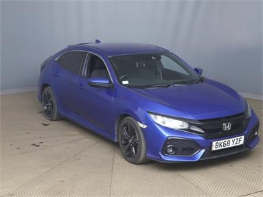 HONDA CIVIC 1.0 VTEC Turbo 126 SR 5dr Petrol - BLUE - BK68YZF - 5 Door Hatchback
