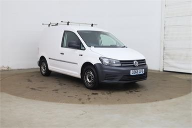 VOLKSWAGEN CADDY C20 DIESEL 2.0 TDI BlueMotion Tech 75PS Startline Van Diesel - WHITE - GD68LFS - 5 Door Panel Van