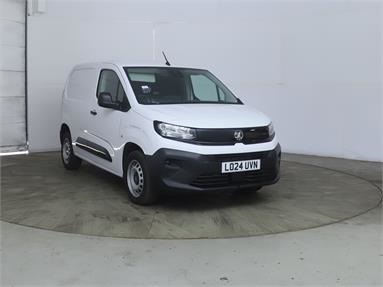 VAUXHALL COMBO CARGO DIESEL 1.5 Turbo D 100ps Prime H1 Van Diesel - WHITE - LO24UVN - 5 Door Panel Van