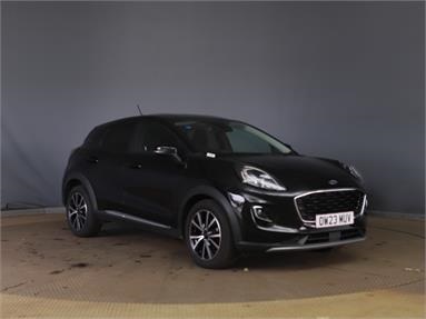 FORD PUMA 1.0 EcoBoost Hybrid mHEV Titanium 5dr Petrol/Hybrid - AGATE BLACK - OW23MUV - 5 Door Hatchback