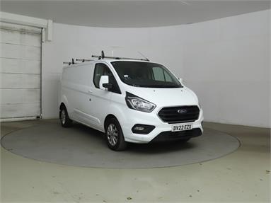 FORD TRANSIT CUSTOM 320 L2 DIESEL FWD 2.0 EcoBlue 130ps Low Roof Limited Van Diesel - WHITE - DV22EZX - 5 Door Panel Van