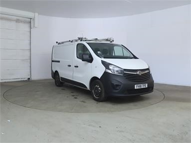 VAUXHALL VIVARO L1 DIESEL 2900 1.6CDTI 95PS H1 Van [Start Stop] Diesel - WHITE - FH18TFE - 6 Door Panel Van