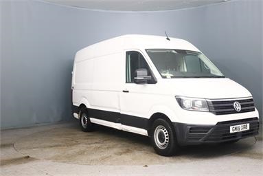 VOLKSWAGEN CRAFTER CR35 MWB DIESEL RWD 2.0 TDI 140PS Trendline High Roof Van Diesel - WHITE - GM19XRB - Panel Van