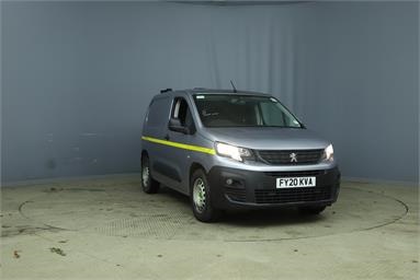 PEUGEOT PARTNER STANDARD DIESEL 1000 1.5 BlueHDi 100 Grip Van Diesel - GREY - FY20KVA - 5 Door Panel Van