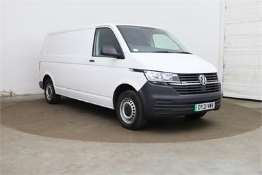 VOLKSWAGEN ABT eTRANSPORTER LWB 83kW 37.3kWh Van Auto Electric - WHITE - DY21VWV - 5 Door Panel Van