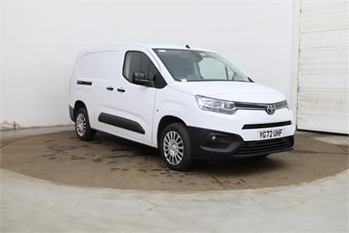 TOYOTA PROACE CITY L2 DIESEL 1.5D 100 Icon Van [6 Speed] Diesel - WHITE - YG72UHF - 6 Door Panel Van