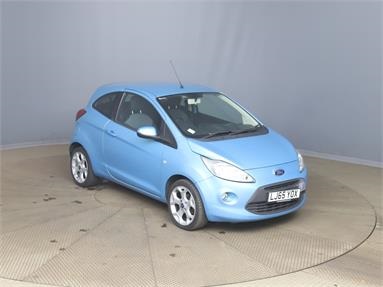 FORD KA HATCHBACK 1.2 Zetec 3dr [Start Stop] Petrol - BLUE - LJ65YOX - 3 Door Hatchback