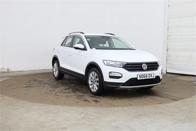 VOLKSWAGEN T-ROC 1.0 TSI SE 5dr Petrol - WHITE - ND68DVJ - 5 Door Hatchback