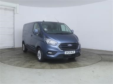 FORD TRANSIT CUSTOM 340 L1 PETROL FWD 1.0 EcoBoost PHEV 126ps Low Roof Limited Van Auto Petrol PHEV - BLUE - AK20NJF - 2 Door Panel Van