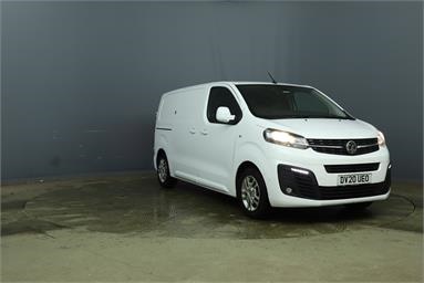 VAUXHALL VIVARO L1 DIESEL 2700 1.5d 100PS Sportive H1 Van Diesel - WHITE - DV20UEO - 6 Door Panel Van