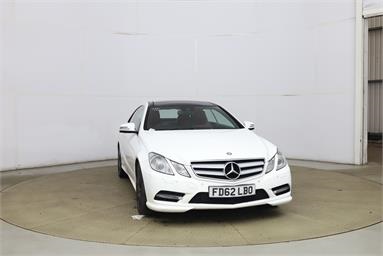 MERCEDES-BENZ E CLASS E200 BlueEFFICIENCY Sport 2dr Tip Auto Petrol - WHITE - FD62LBO - 2 Door Coupe