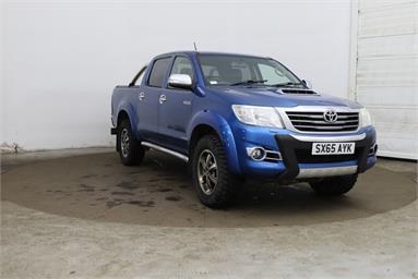 TOYOTA HILUX DIESEL Invincible X D/Cab Pick Up 3.0 D-4D 4WD 171 Diesel - BLUE - SX65AYK - 4 Door Pick Up Body