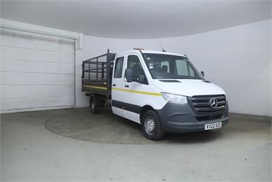 MERCEDES-BENZ SPRINTER 315CDI L3 DIESEL RWD 3.5t Progressive Crew Cab Tipper Diesel - WHITE - KV22XZS - 4 Door Tipper Body