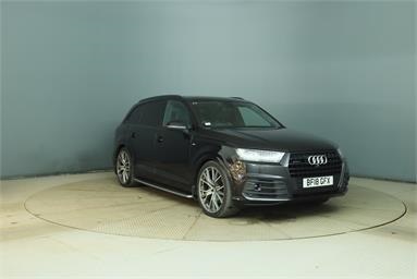 AUDI Q7 3.0 TDI Quattro Vorsprung 5dr Tip Auto Diesel - Black - BF18GFX - 5 Door Estate