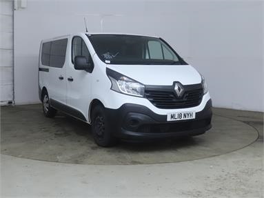 RENAULT TRAFIC SWB MINIBUS DIESEL SL29 ENERGY dCi 125 Business 9 Seater Diesel - WHITE - ML18NYH - Bus (Mini Less 18 seats)