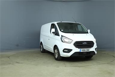 FORD TRANSIT CUSTOM 280 L1 DIESEL FWD 2.0 EcoBlue 130ps Low Roof Limited Van Diesel - WHITE - YO19ZKK - 5 Door Panel Van