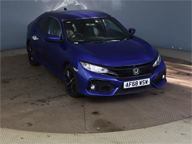 HONDA CIVIC 1.0 VTEC Turbo 126 SR 5dr Petrol - BLUE - AF68WSW - 5 Door Hatchback