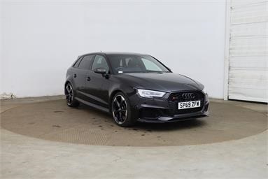 AUDI RS3 RS 3 TFSI 400 Quattro 5dr S Tronic Petrol - BLACK - SP69ZFW - 5 Door Hatchback