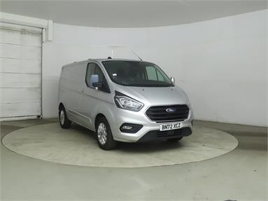 FORD TRANSIT CUSTOM 300 L1 DIESEL FWD 2.0 EcoBlue 130ps Low Roof Limited Van Auto Diesel - SILVER - BN72XCZ - 5 Door Panel Van