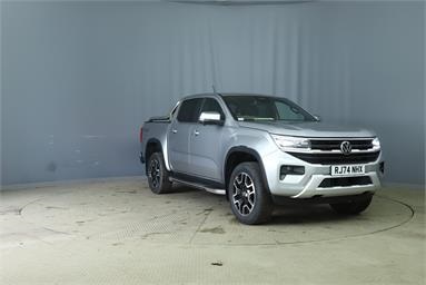 VOLKSWAGEN AMAROK DIESEL D/Cab Pick Up Style 2.0 TDI 205 4MOTION Auto Diesel - SILVER - RJ74NHX - 4 Door Pick Up Body
